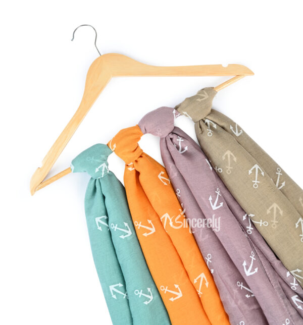 Dagger Shapes Cotton Scarves - Image 2
