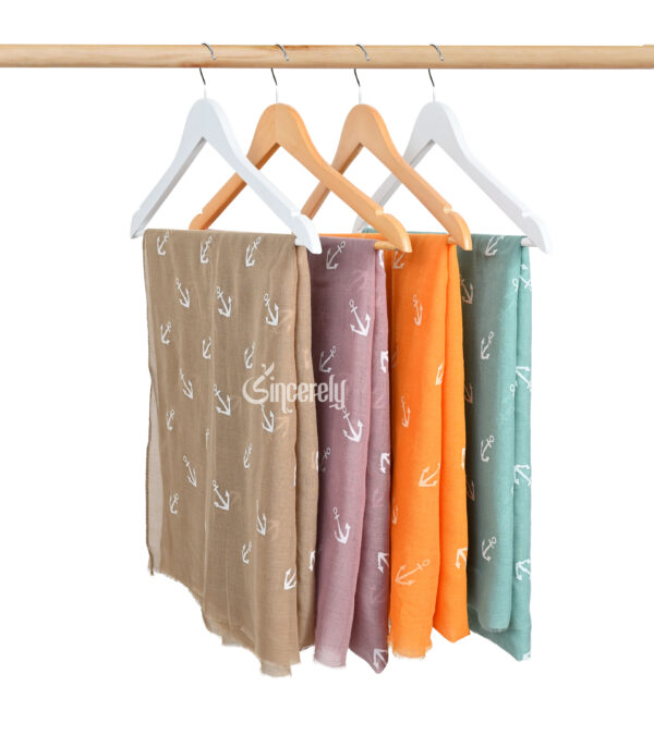 Dagger Shapes Cotton Scarves - Image 3