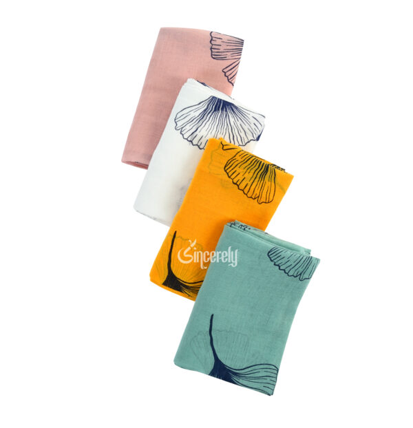 Floral Cotton Scarves - Image 3