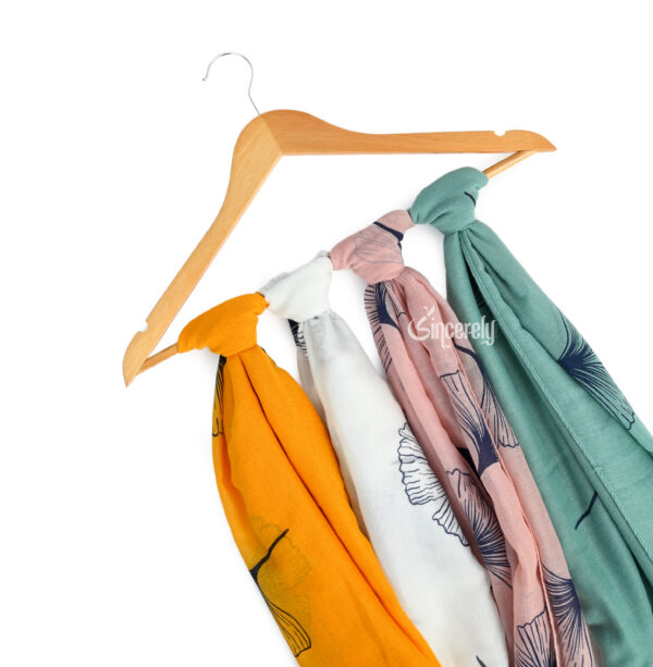 Floral Cotton Scarves - Image 2