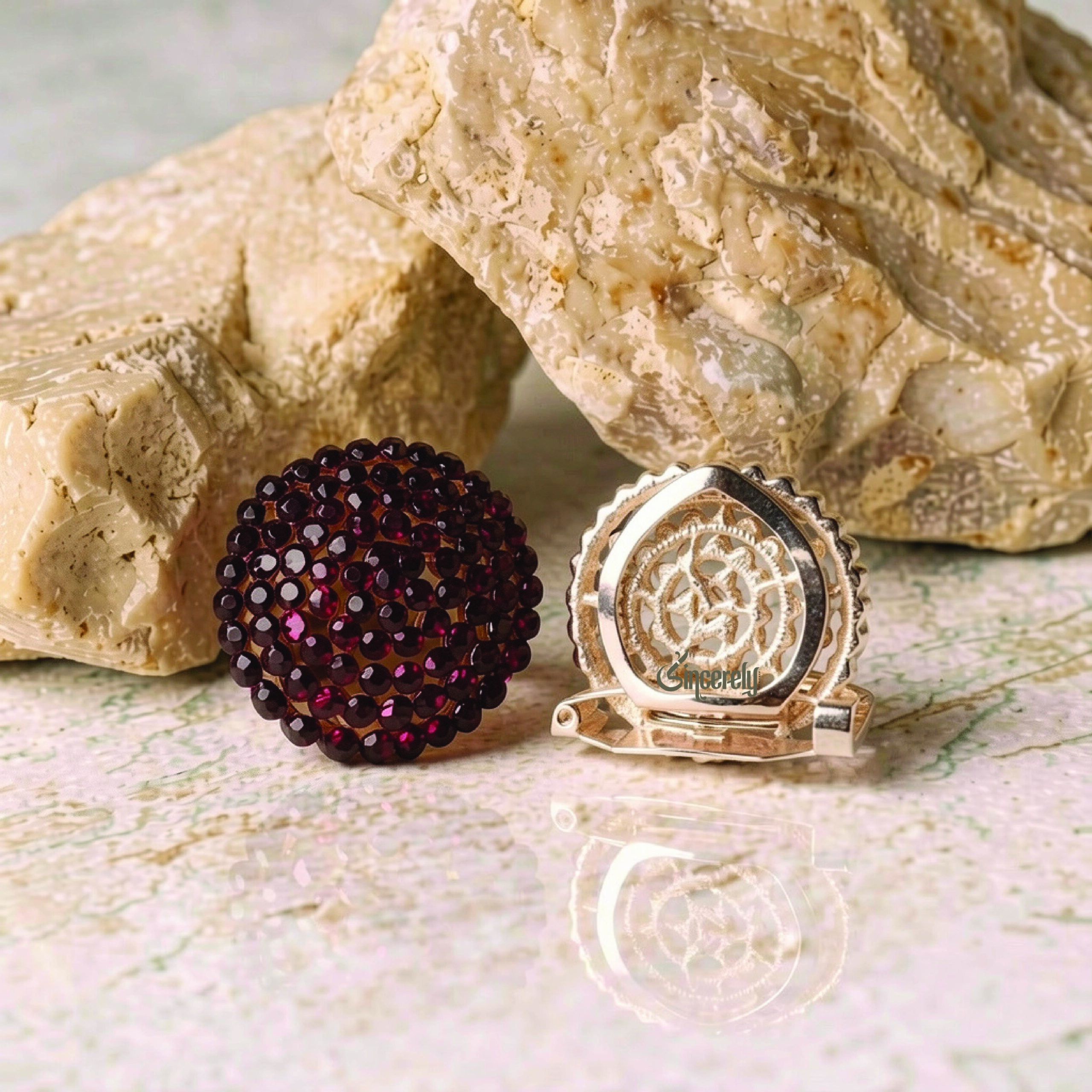 Bouquet Purple Brooch